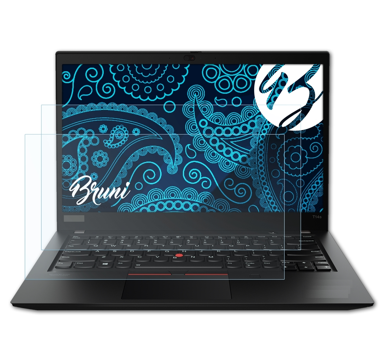 BRUNI 2x Basics-Clear Lenovo Schutzfolie(für ThinkPad T14s)