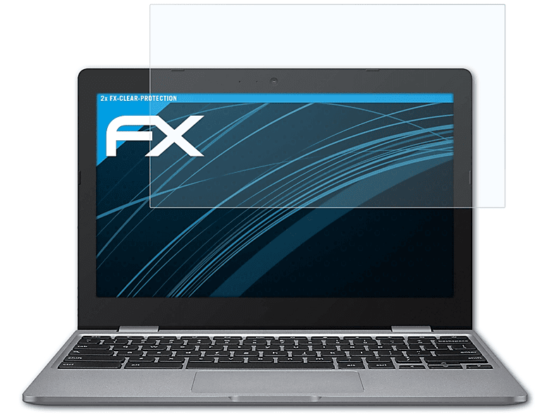 ATFOLIX 2x C223 FX-Clear (C223NA)) Asus Displayschutz(für Chromebook