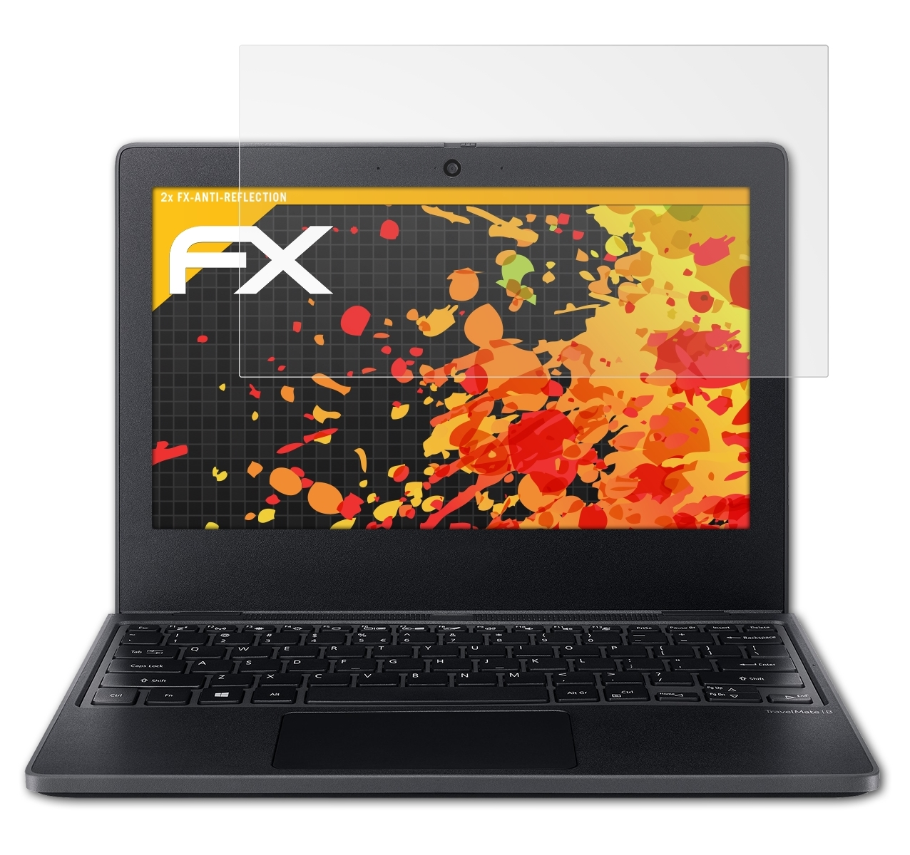 ATFOLIX 2x FX-Antireflex Displayschutz(für B3) TravelMate Acer