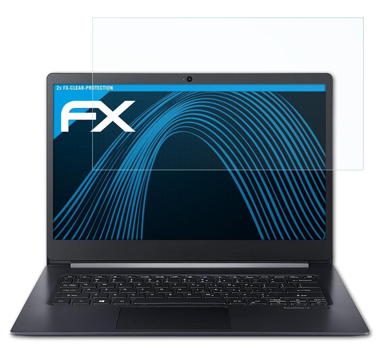 ATFOLIX 2x Acer Displayschutz(für TravelMate FX-Clear X5)