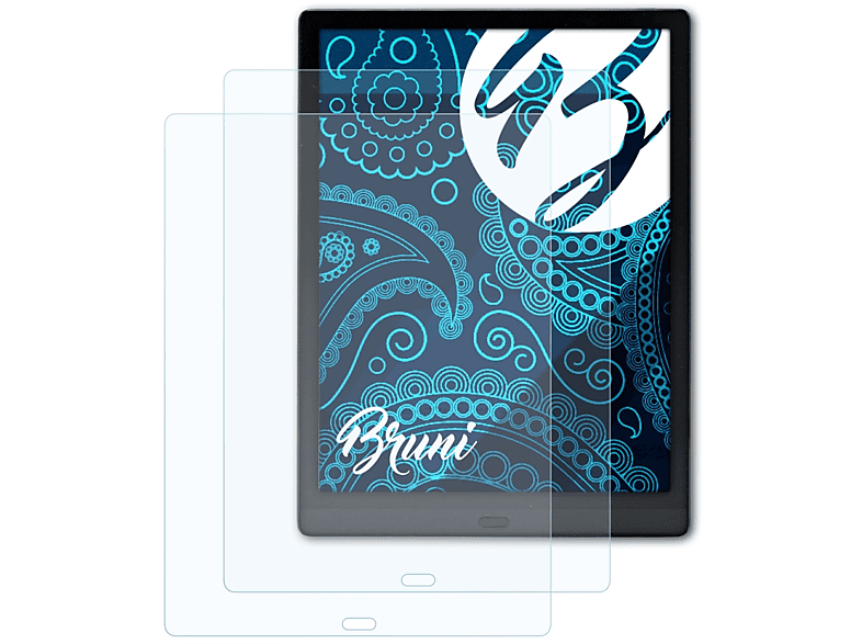 BRUNI 2x Basics-Clear Schutzfolie(für BOOX Max Lumi)