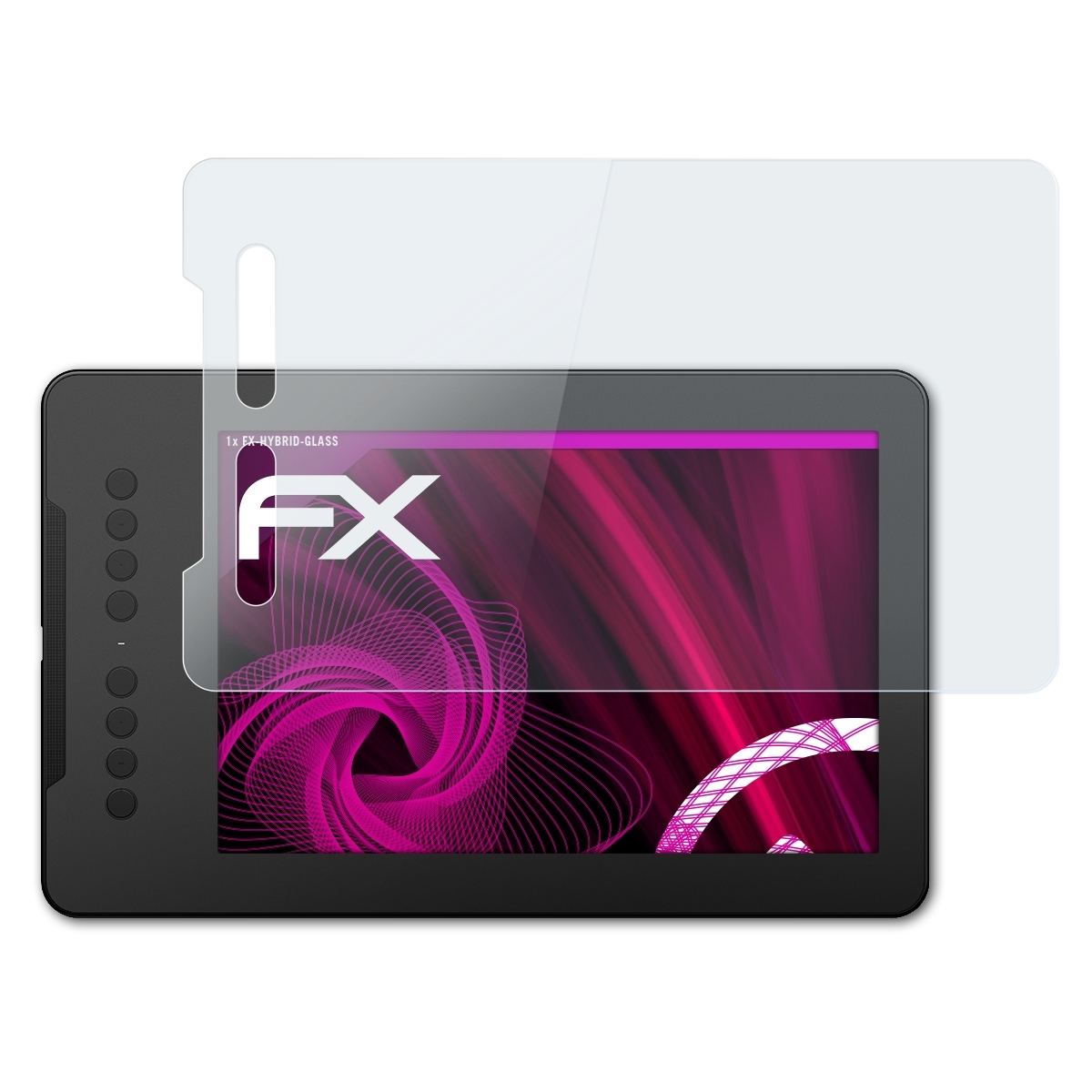 ATFOLIX FX-Hybrid-Glass Schutzglas(für 01 V2) Deco XP-PEN