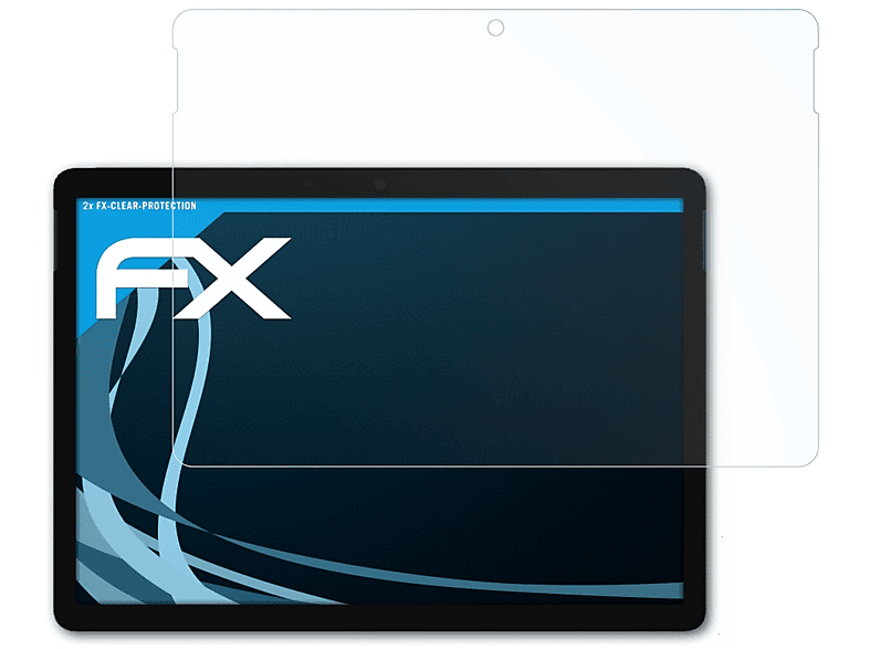 ATFOLIX 2x FX-Clear Displayschutz(für Microsoft Surface Go 2)