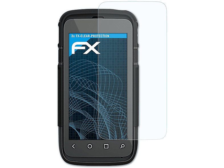 ATFOLIX 3x FX-Clear Displayschutz(für Honeywell CT60 XP)