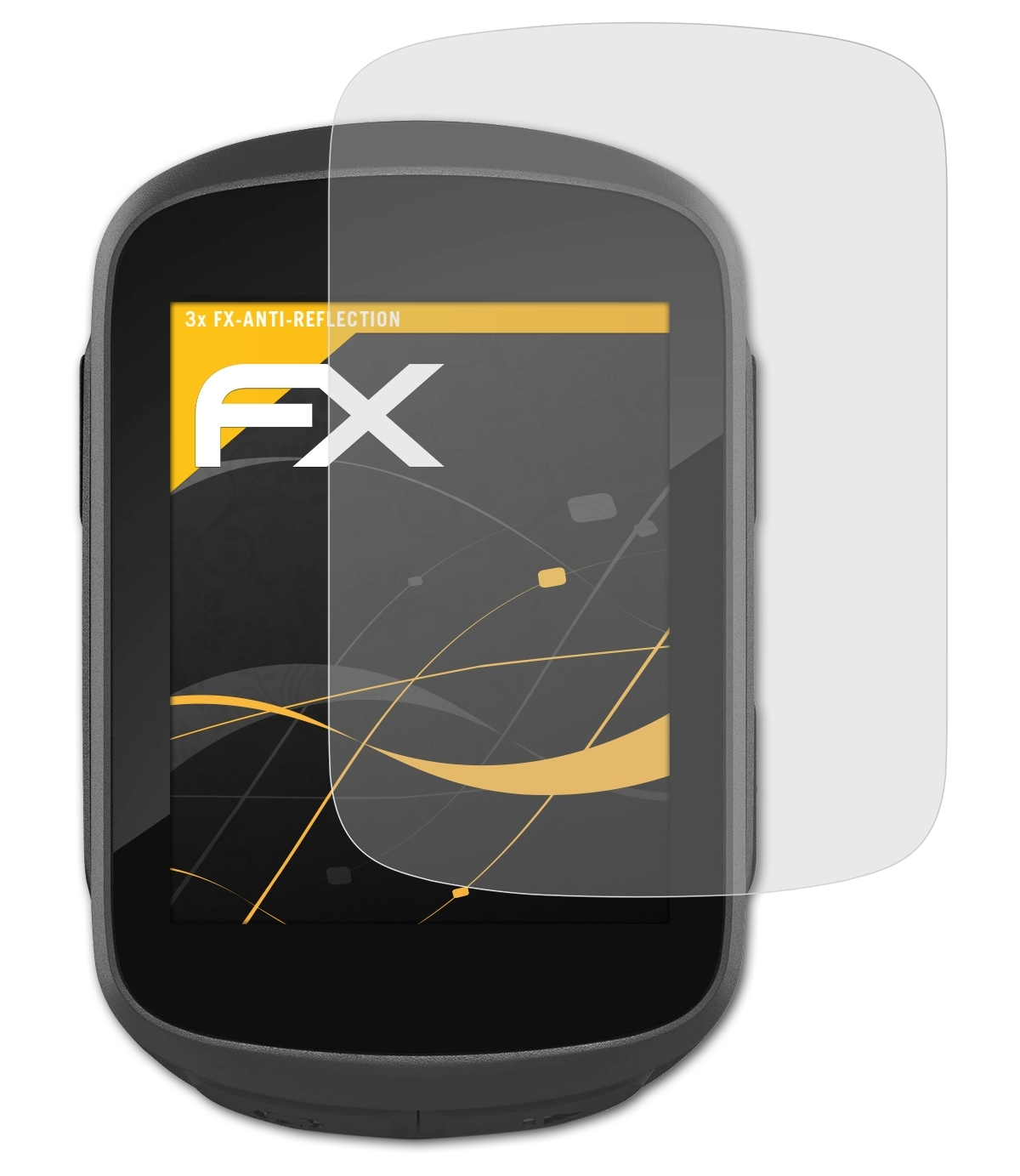 Plus) Displayschutz(für FX-Antireflex Garmin 3x Edge 130 ATFOLIX