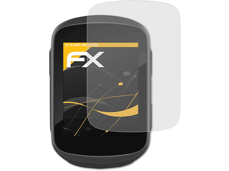 ATFOLIX 3x FX-Antireflex Displayschutz(für Garmin Edge 130 Plus)