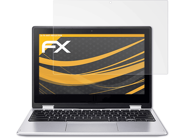 ATFOLIX 2x FX-Antireflex Displayschutz(für Acer Chromebook Spin 311)