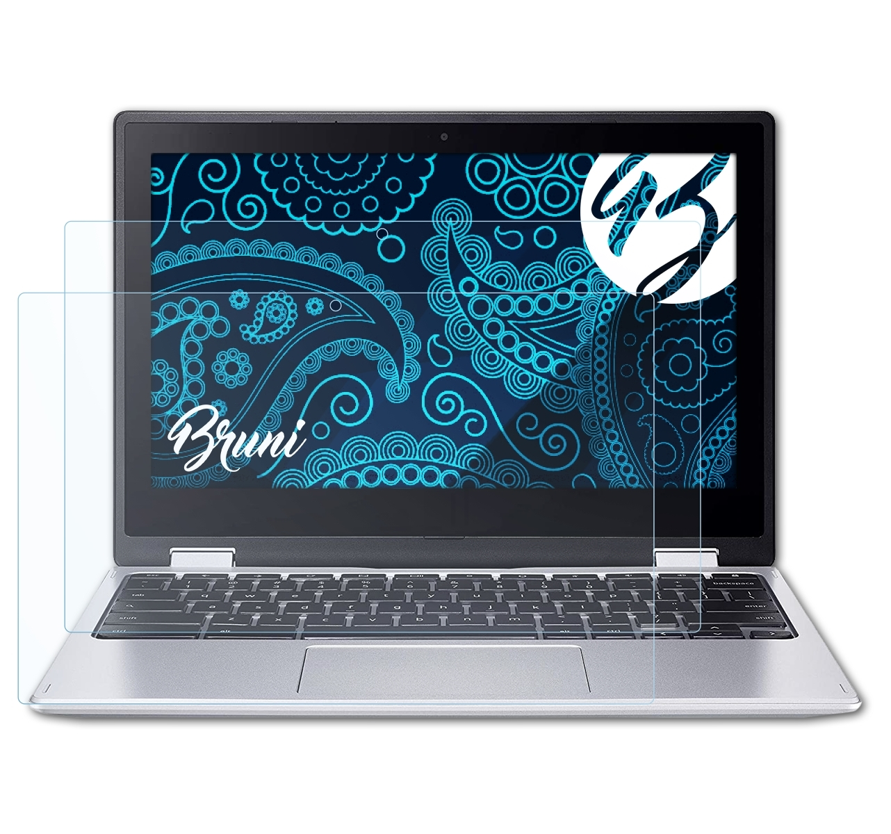BRUNI 2x Basics-Clear Schutzfolie(für Acer 311) Chromebook Spin