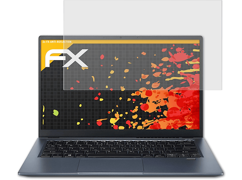 ATFOLIX 2x FX-Antireflex Displayschutz(für Acer Swift 3X (SF314-510G))