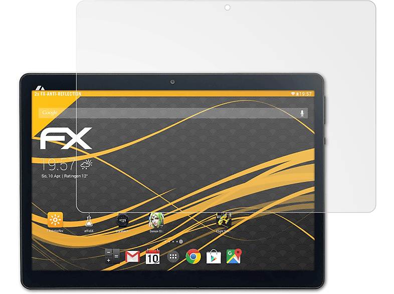 ATFOLIX FX-Antireflex A12G) 2x Acepad Displayschutz(für