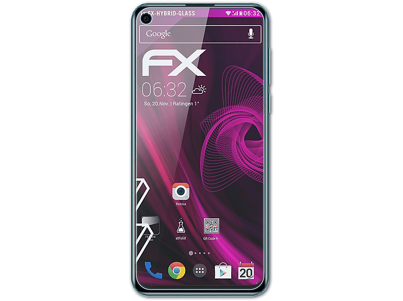 ATFOLIX FX-Hybrid-Glass Schutzglas(für Coolpad S) Cool