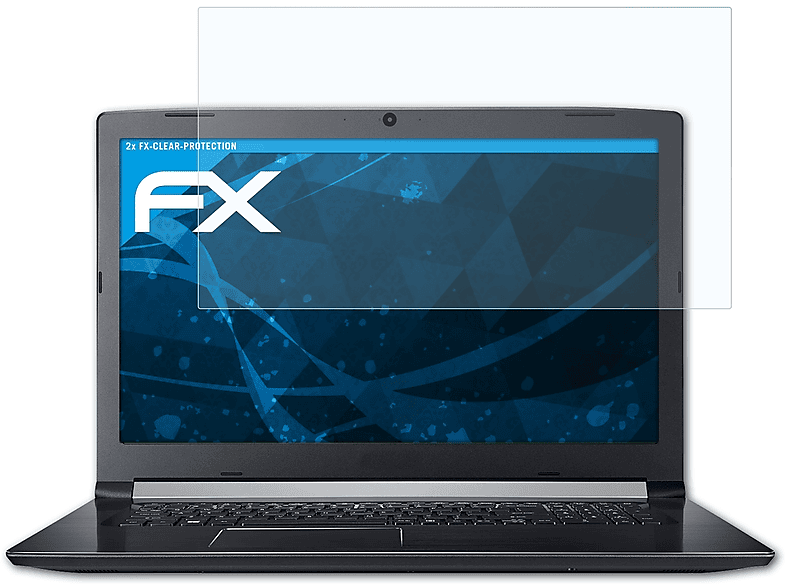 ATFOLIX 2x FX-Clear Displayschutz(für Acer Aspire 5 Pro)