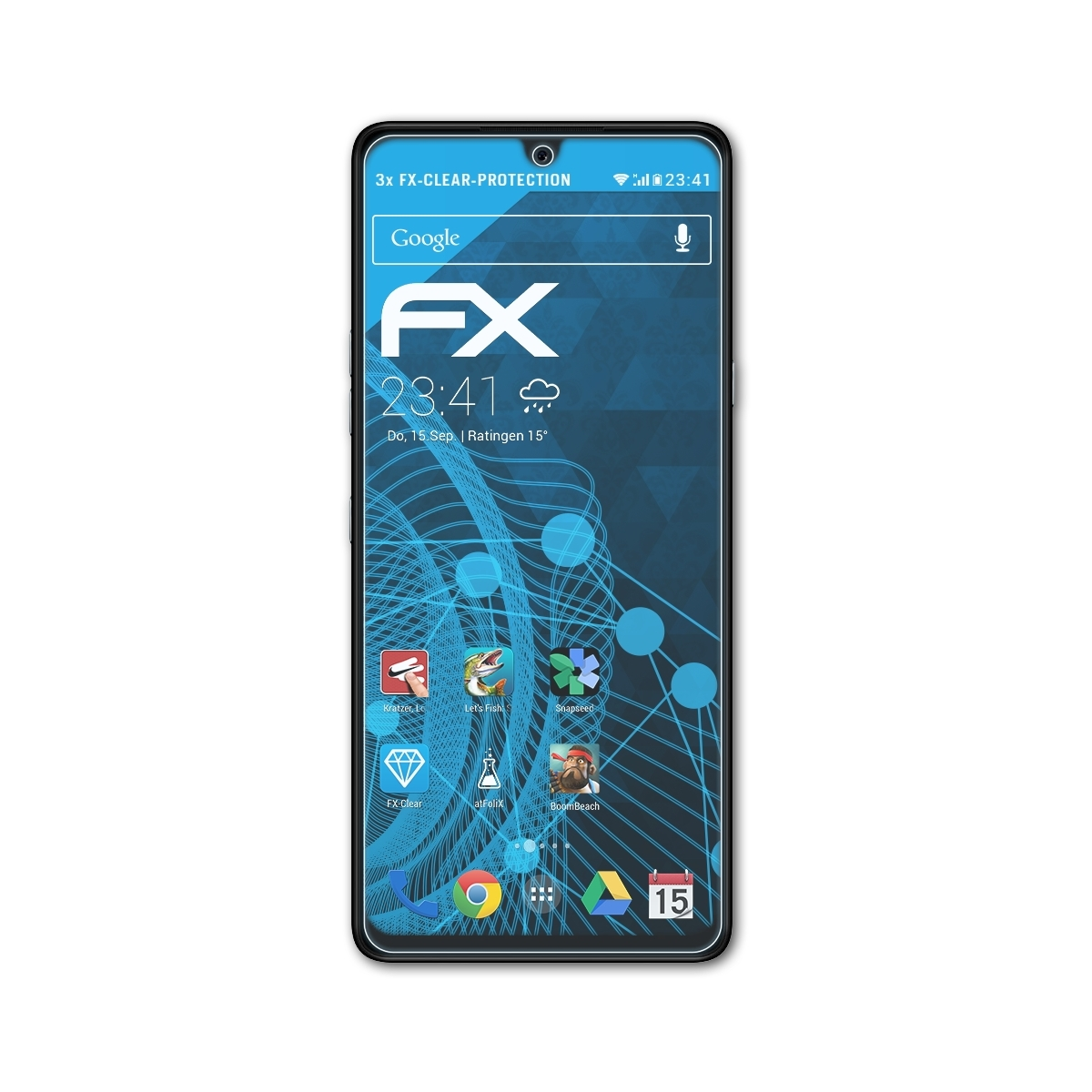 ATFOLIX 3x FX-Clear Displayschutz(für LG K71)