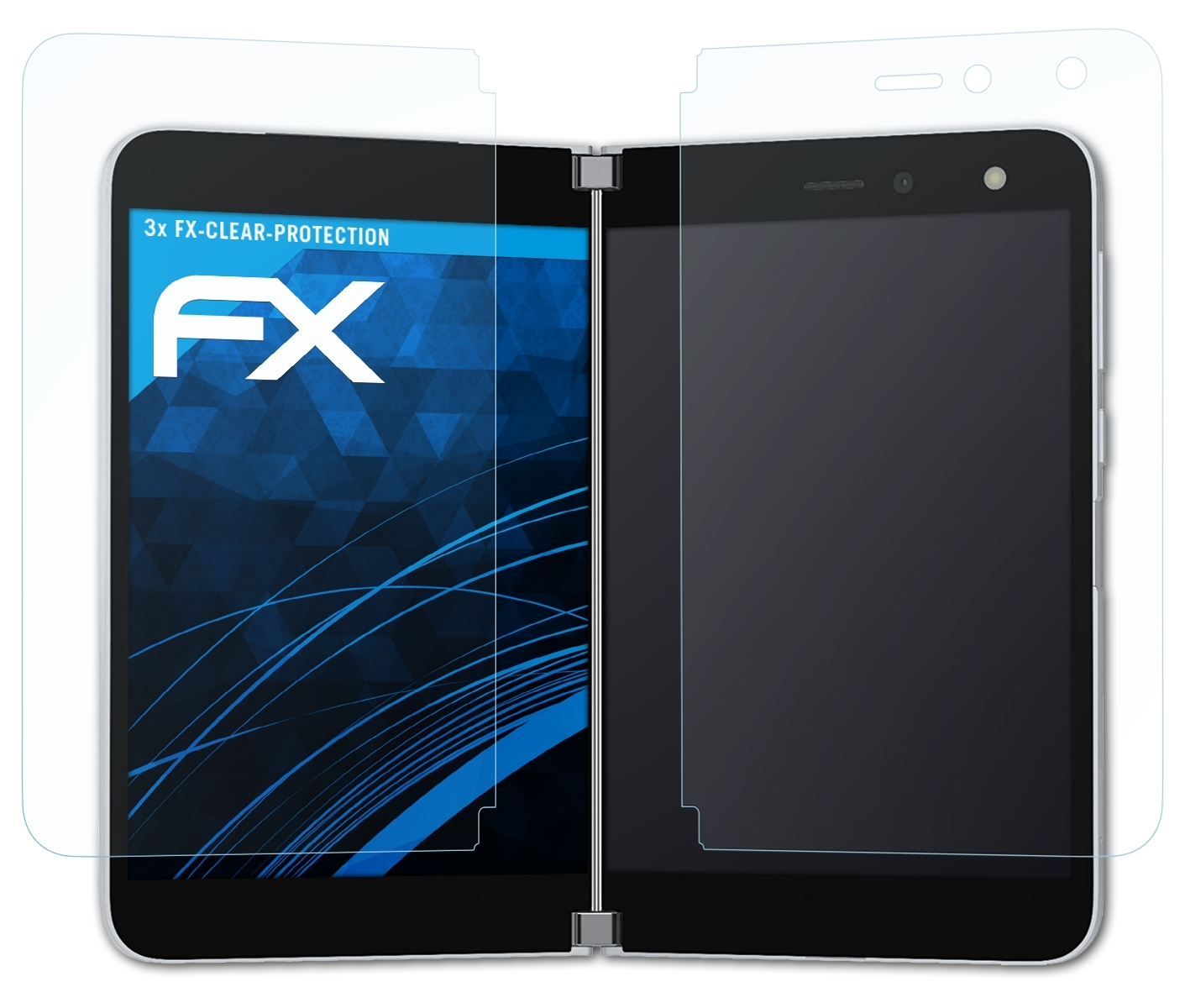 Displayschutz(für FX-Clear 3x Surface Microsoft Duo) ATFOLIX