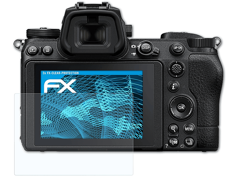 6II) 3x ATFOLIX Displayschutz(für Nikon FX-Clear Z
