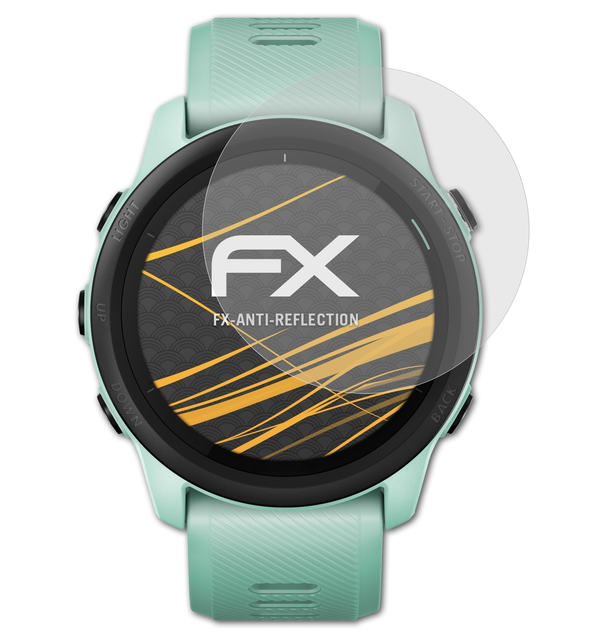 ATFOLIX 3x FX-Antireflex Displayschutz(für Garmin 745) Forerunner