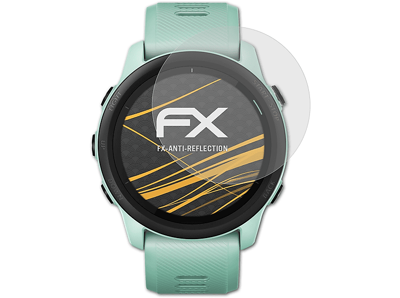 ATFOLIX 3x FX-Antireflex Displayschutz(für Garmin Forerunner 745)