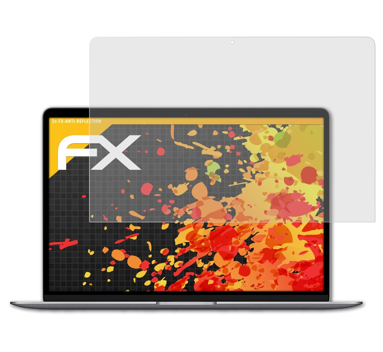 Air Displayschutz(für ATFOLIX Apple FX-Antireflex 2x MacBook (2020))