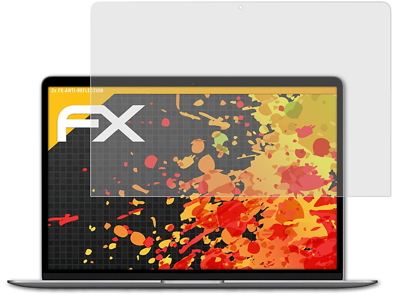 ATFOLIX 2x FX-Antireflex Displayschutz(für Apple MacBook Air (2020))