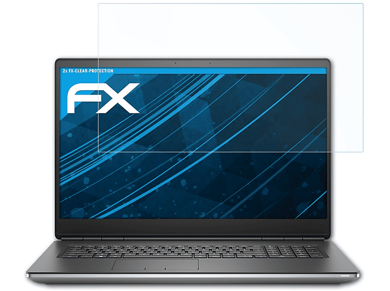 ATFOLIX 2x FX-Clear Displayschutz(für Precision Dell 7550)