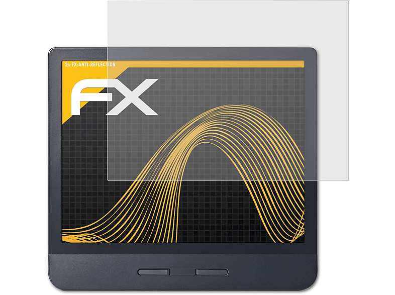 ATFOLIX 2x FX-Antireflex Displayschutz(für Kobo H2O) Libra