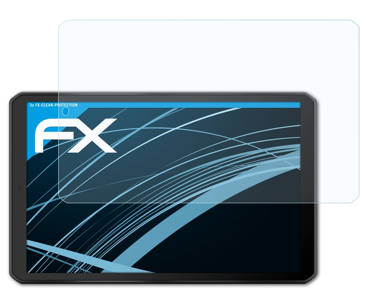 ATFOLIX 3x FX-Clear Displayschutz(für Garmin LGV800) dezl