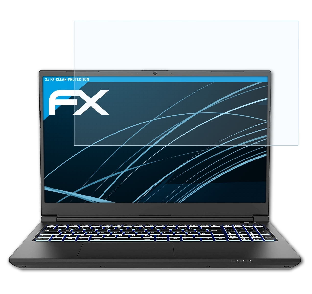 ATFOLIX 2x FX-Clear Displayschutz(für Crawler Medion Erazer E10)