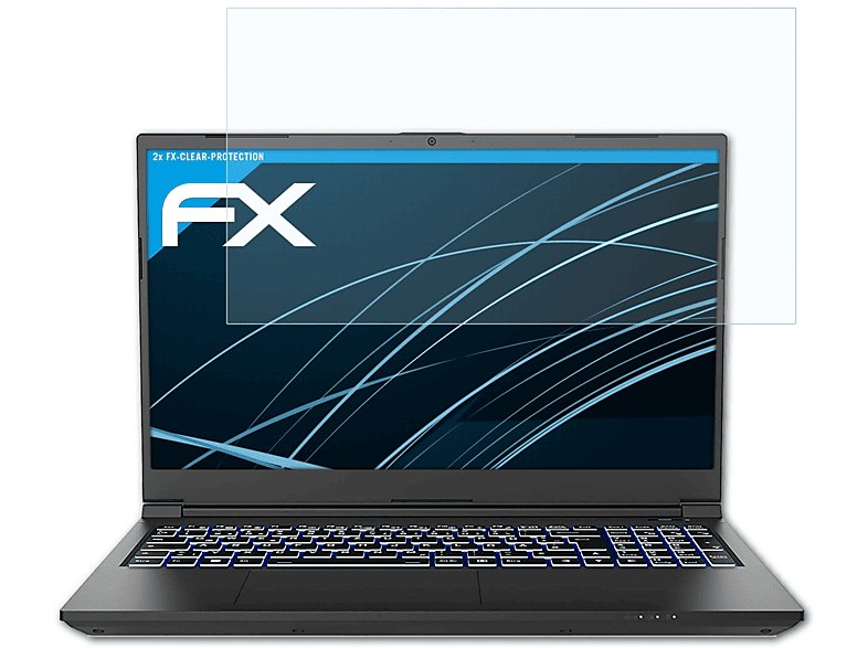 ATFOLIX 2x FX-Clear Displayschutz(für Crawler Medion Erazer E10)