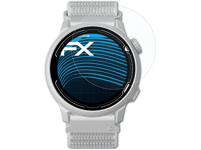 ATFOLIX 3x FX-Clear Displayschutz(für Coros Pace 2)
