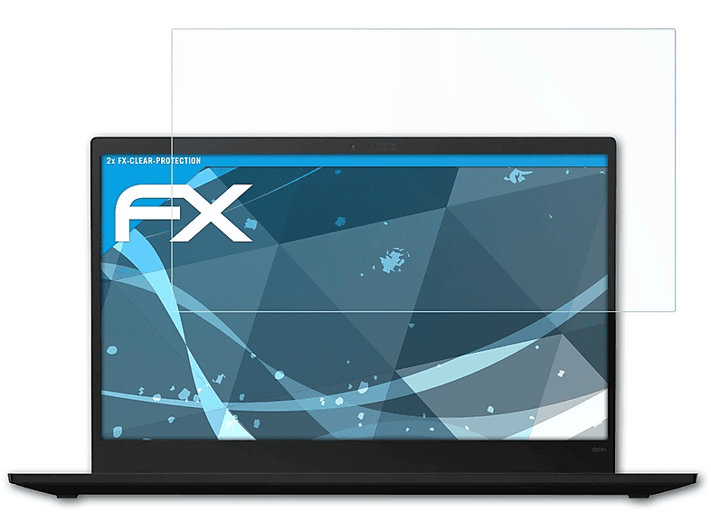 ATFOLIX 2x FX-Clear Displayschutz(für Carbon X1 Lenovo Gen. (8th ThinkPad 2020))