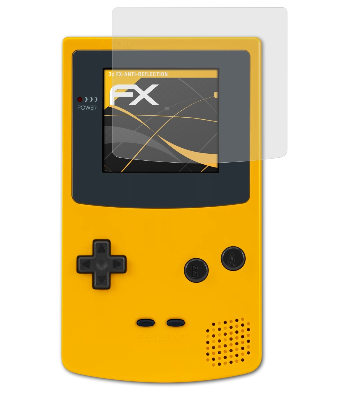 ATFOLIX 3x FX-Antireflex Nintendo Color) Boy Game Displayschutz(für