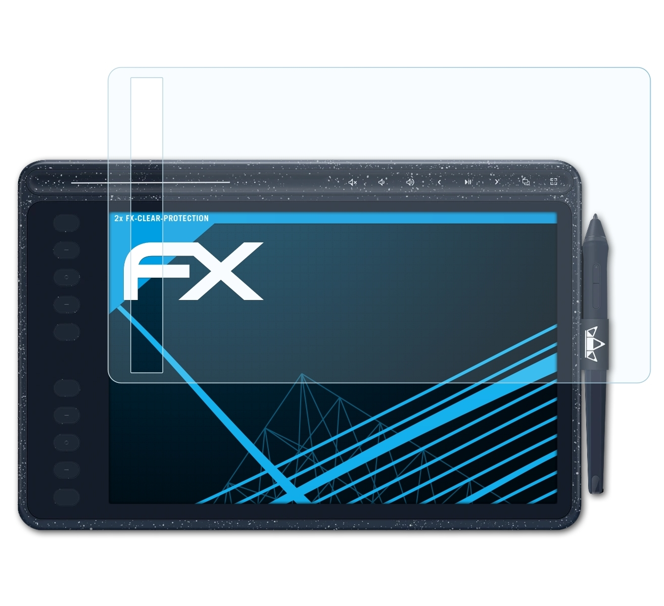 FX-Clear HS611) ATFOLIX Displayschutz(für Huion 2x