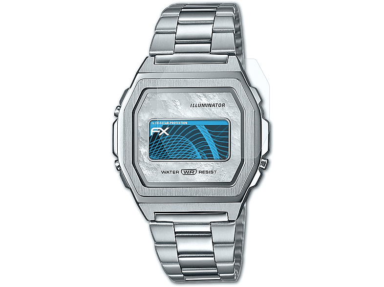 Casio A1000D-7EF) Displayschutz(für FX-Clear 3x ATFOLIX