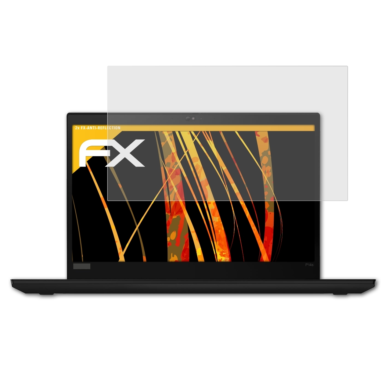 Lenovo P14s) ATFOLIX 2x ThinkPad FX-Antireflex Displayschutz(für