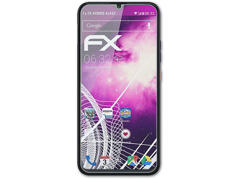 GS4) FX-Hybrid-Glass Schutzglas(für Gigaset ATFOLIX