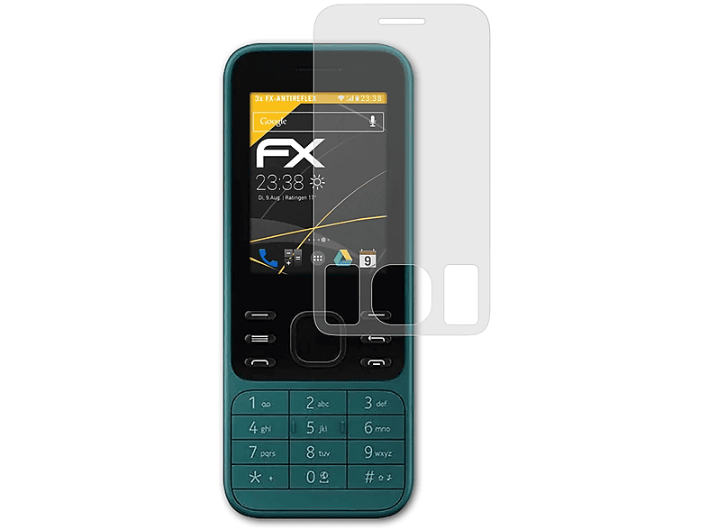 ATFOLIX 3x FX-Antireflex Displayschutz(für Nokia 6300 4G)