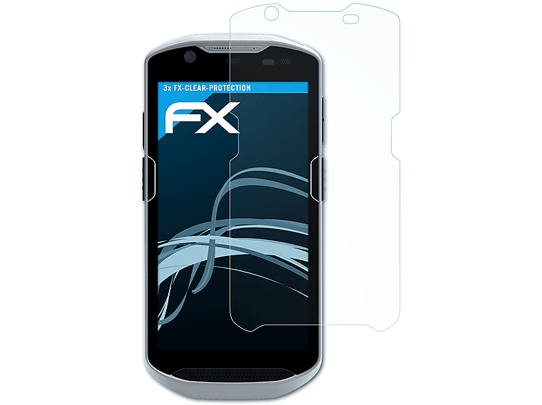 ATFOLIX 3x FX-Clear Displayschutz(für TC57) Zebra