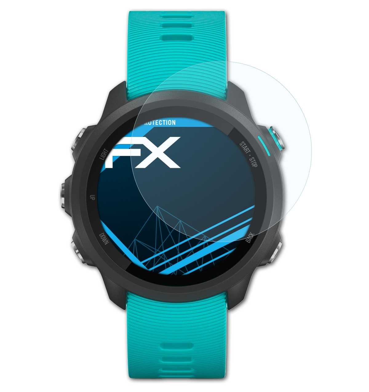 ATFOLIX 3x FX-Clear Displayschutz(für Garmin Forerunner Music) 245