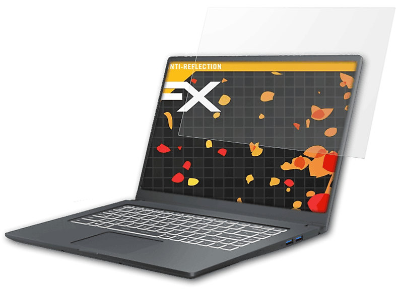 ATFOLIX 2x FX-Antireflex Displayschutz(für MSI Modern 15)