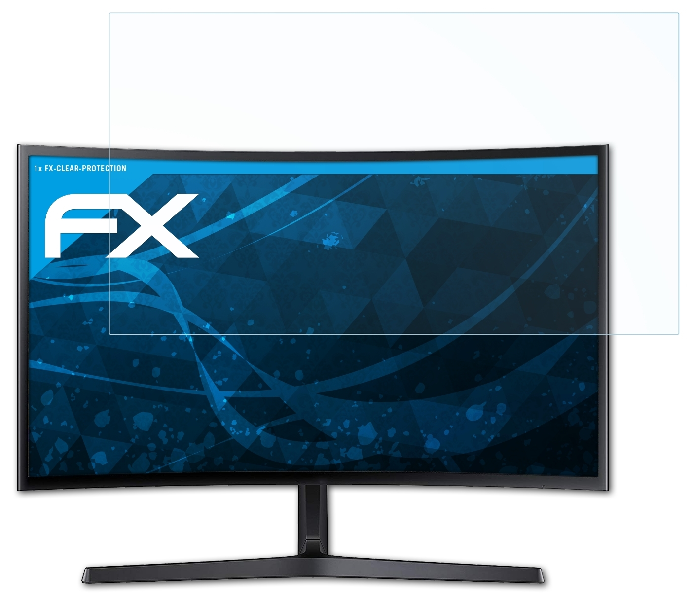 Displayschutz(für Samsung LC27F396FHUXEN) FX-Clear ATFOLIX
