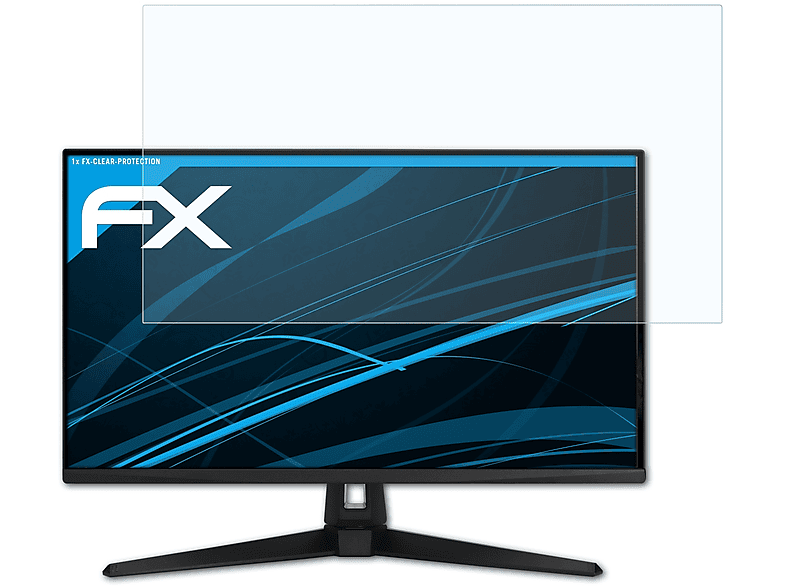 VG289Q1A) ATFOLIX Asus Displayschutz(für Gaming TUF FX-Clear