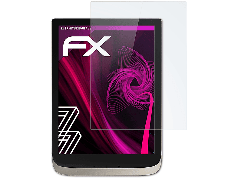 ATFOLIX FX-Hybrid-Glass Schutzglas(für PocketBook InkPad Color)