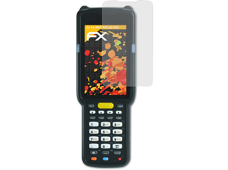 ATFOLIX 3x FX-Antireflex Displayschutz(für Zebra MC3300)