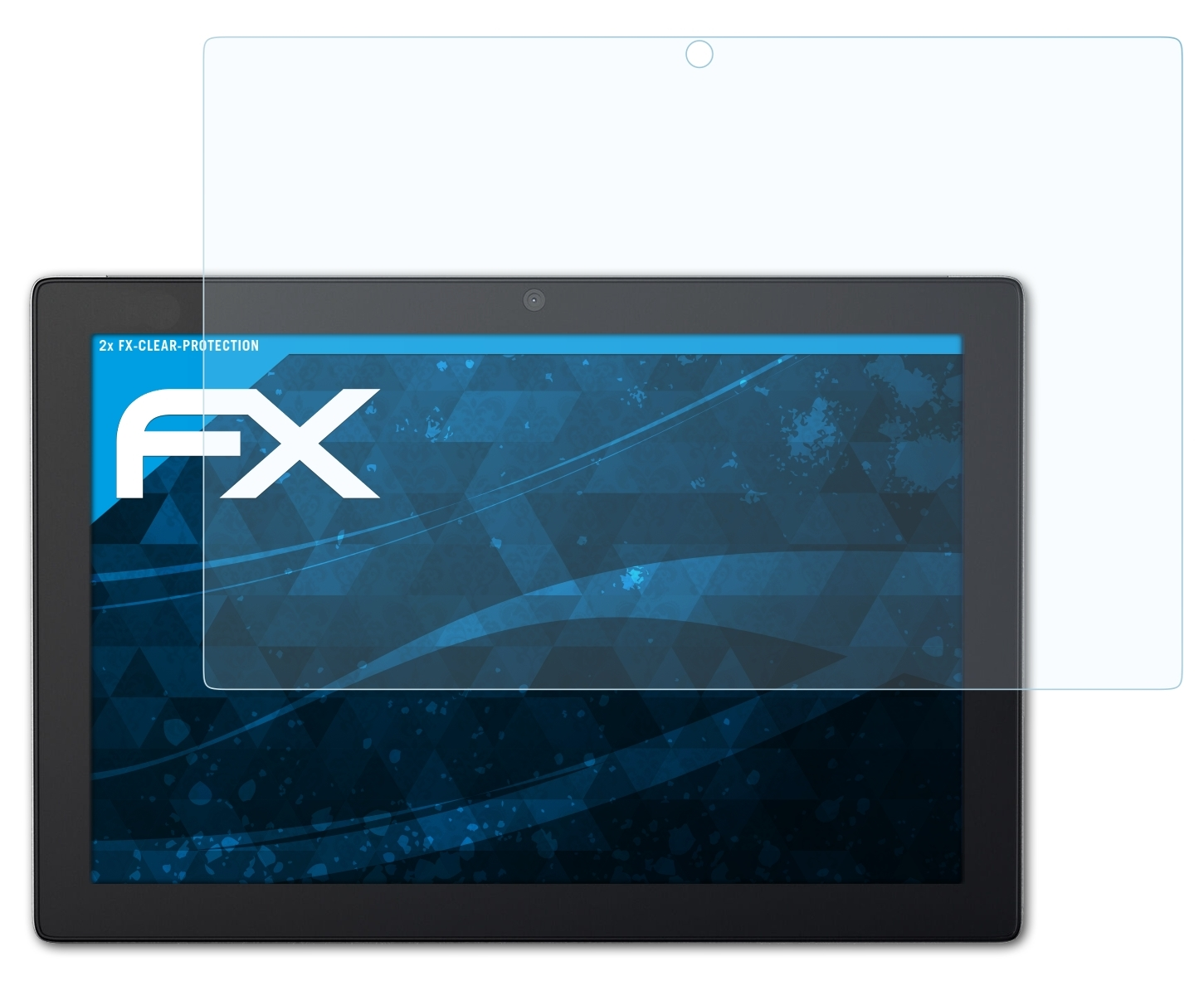 Displayschutz(für MIIX FX-Clear Lenovo 2x ATFOLIX (510-12ISK)) IdeaPad