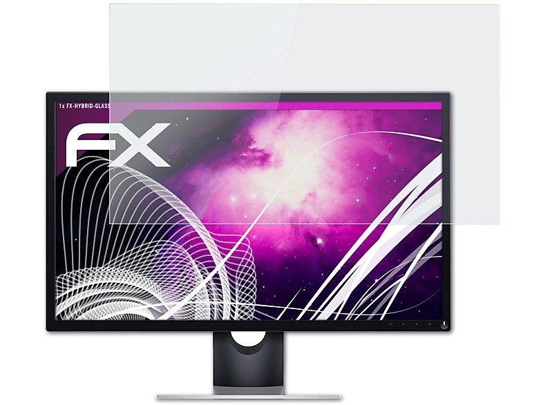 ATFOLIX FX-Hybrid-Glass Schutzglas(für Dell SE2417HGX)