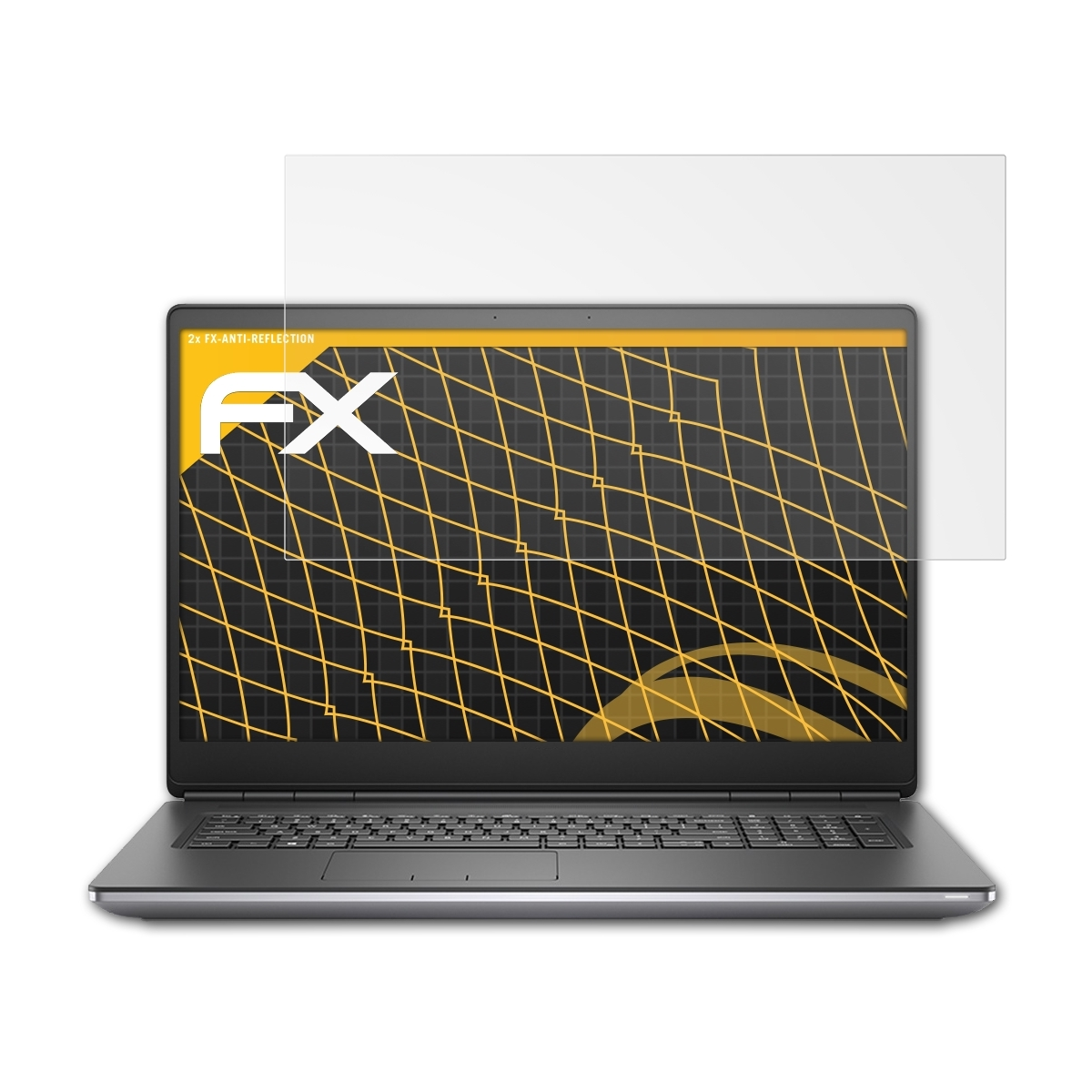 ATFOLIX 2x FX-Antireflex Displayschutz(für Dell 7550) Precision