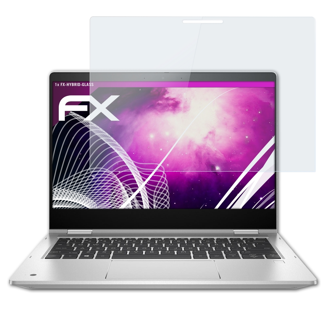 ATFOLIX FX-Hybrid-Glass Schutzglas(für HP ProBook G7) 435 X360