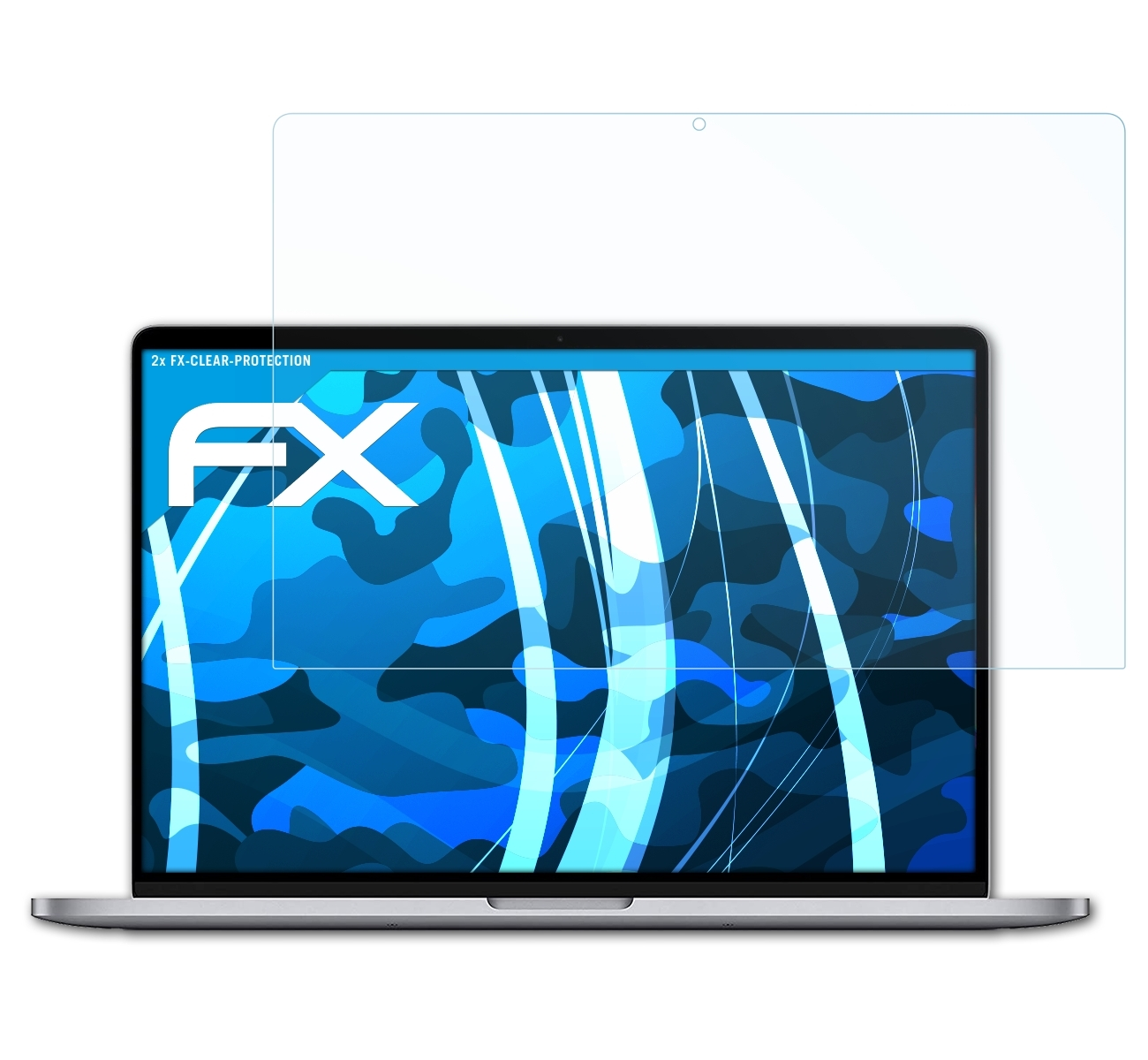 ATFOLIX 2x FX-Clear (16 Displayschutz(für Pro Apple MacBook 2021 inch))