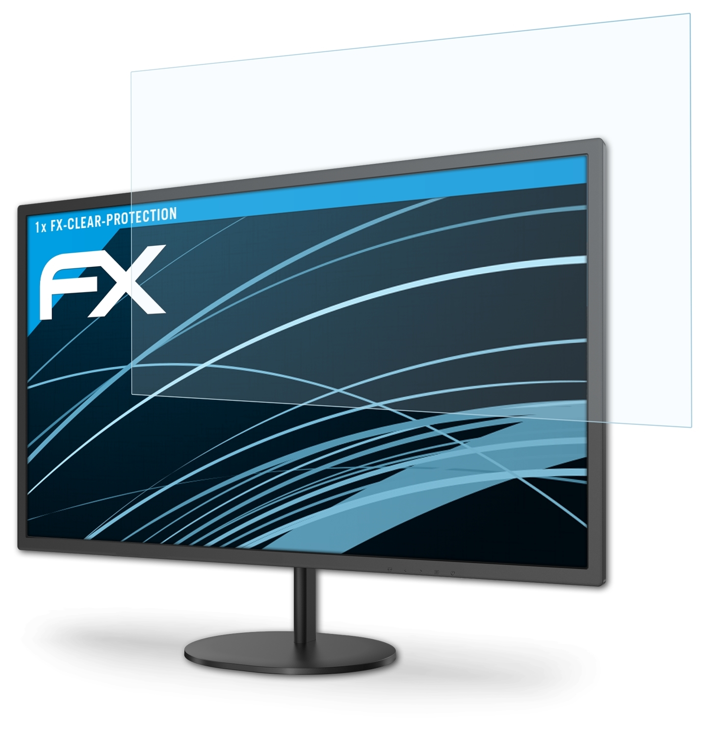 ATFOLIX FX-Clear Displayschutz(für Q32V4) AOC