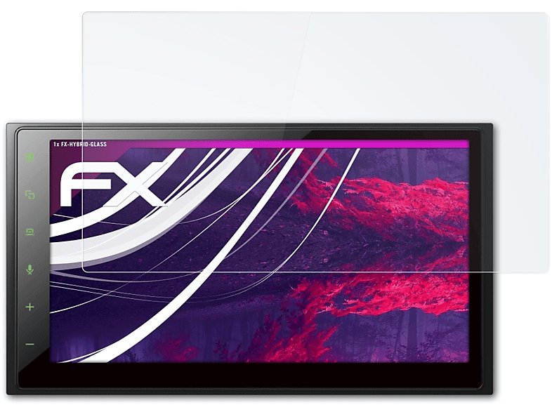 FX-Hybrid-Glass ATFOLIX Schutzglas(für Pioneer SPH-DA250DAB)